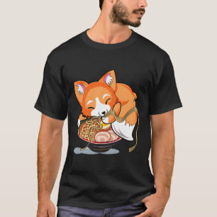 Ra Noodles Fox Kawaii Japanisch Anime T-Shirt