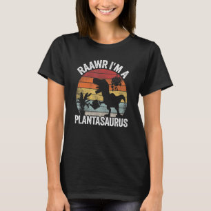 Raaar ich bin ein Plantasaurus-Gartenbau-Witz-Gärt T-Shirt