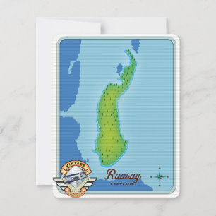 Raasay Schottland Karte