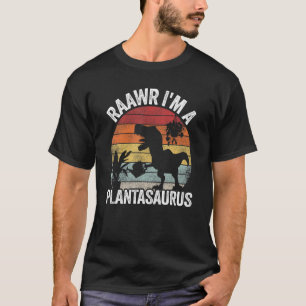 Raawr ich bin ein Plantasaurus Gardens Jokes Garde T-Shirt