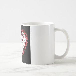 RAB Kirschen Leopardendruck Herz Rockabilly Tasse