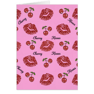 RAB Rockabilly Cherry Kisses auf Pink