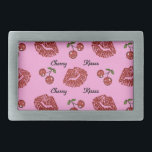 RAB Rockabilly Cherry Kisses auf Pink Rechteckige Gürtelschnalle<br><div class="desc">You are viewing The Lee Hiller Designs Collection of Home and Office Decor,  Apparel,  Gifts and Collectibles. The Designs inklusive Lee Hiller Fotogray and Mixed Media Digital Art Collection. You can view her Nature fotogray at http://HikeOurPlanet.com/ and follow her hiking blog within Hot Springs National Park.</div>