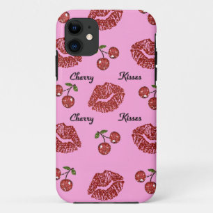 RAB Rockabilly Kirschküsse auf Rosa Case-Mate iPhone Hülle