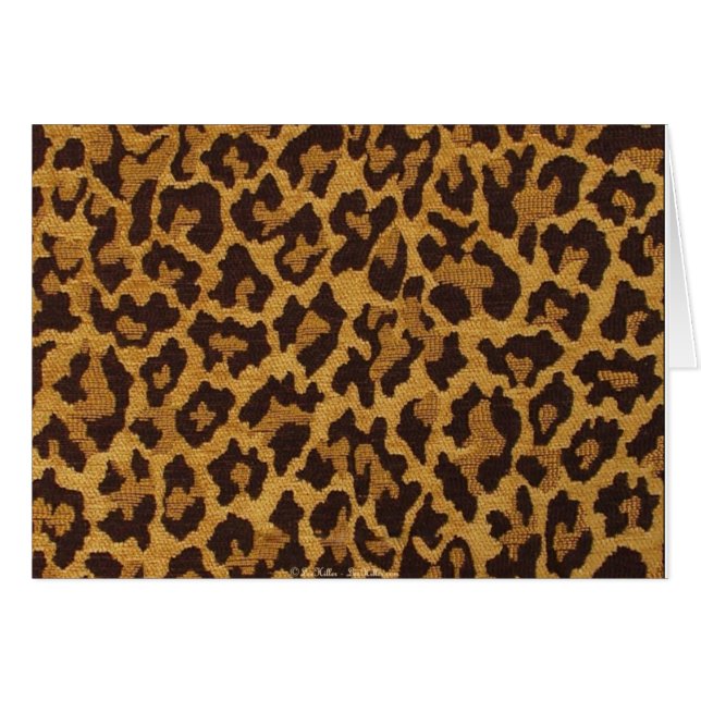 RAB Rockabilly Leopard Print Brown Gold (Vorderseite (Horizontal))
