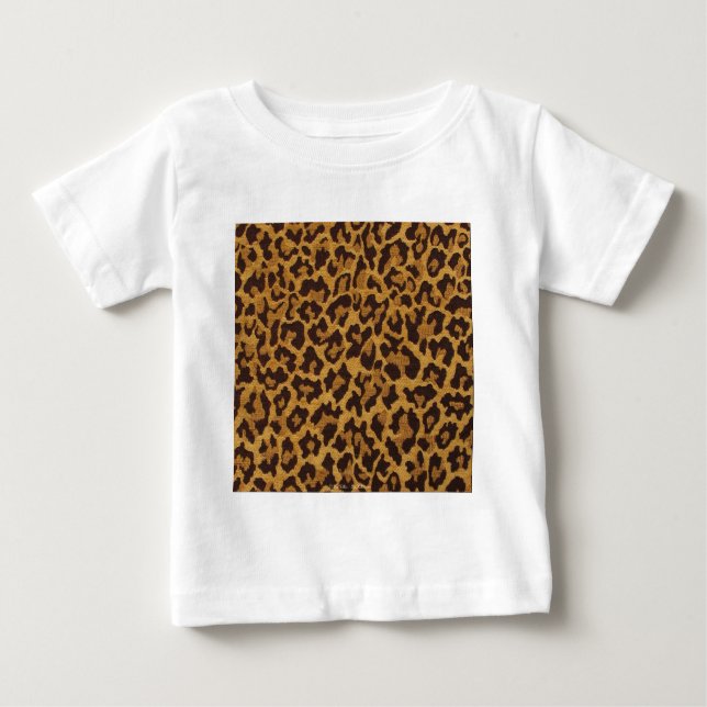 RAB Rockabilly Leopard Print Brown Gold Baby T-shirt (Vorderseite)