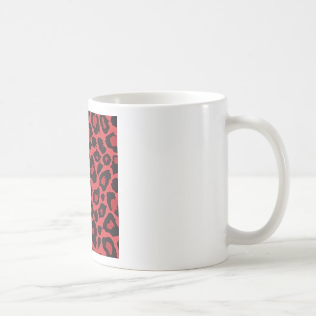 RAB Rockabilly Leopard Print Red Black Tasse (Rechts)