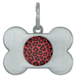 RAB Rockabilly Leopard Print Red Black Tiermarke