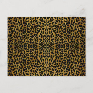 RAB Rockabilly Leoparden-Druck Geschenke Postkarte
