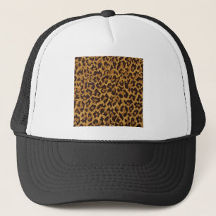RAB Rockabilly Leopardenprint Braun Gold Truckerkappe