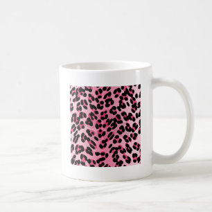 RAB Rockabilly Pink Cheetah Print Kaffeetasse