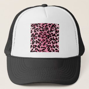 RAB Rockabilly Pink Cheetah Print Truckerkappe