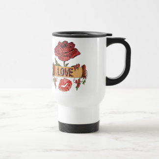 RAB Rockabilly-Rose, Liebe & Lipstick Reisebecher