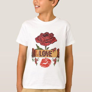 RAB Rockabilly Rosen, Liebe & Lippenstift T-Shirt