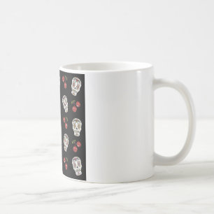 RAB Rockabilly Sugar Skulls Kirschen Kirschen auf  Kaffeetasse