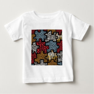 RAB Rockabilly Tierdruck-Puzzle Baby T-shirt