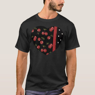 RAB Rockabilly Very Cherry Cherries Black T-Shirt