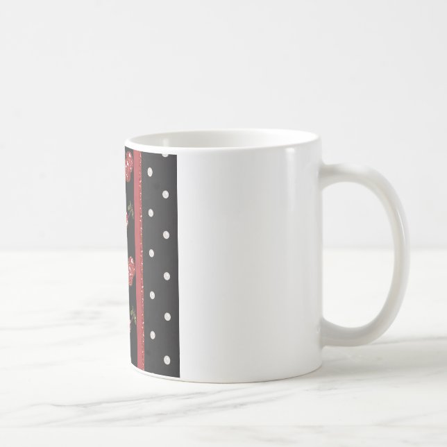 RAB Rockabilly Very Cherry Cherries Black Tasse (Rechts)