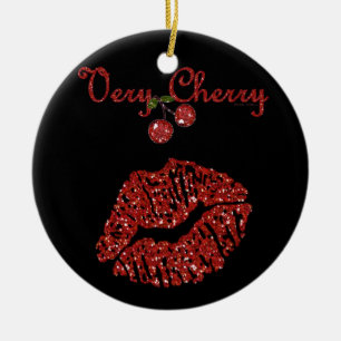 RAB Rockabilly Very Cherry Kiss Keramik Ornament