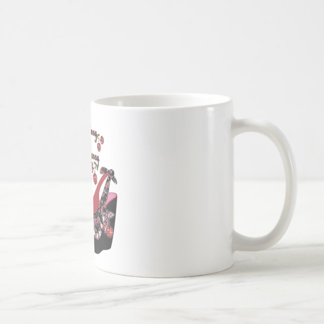 RAB Rockabilly Very Cherry Schuhe Kaffeetasse (Rechts)