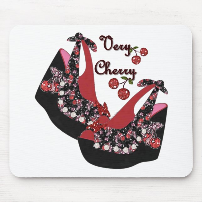 RAB Rockabilly Very Cherry Shoes Mousepad (Vorne)