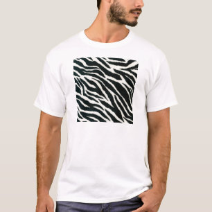 RAB Rockabilly Zebra Print Black & White T-Shirt