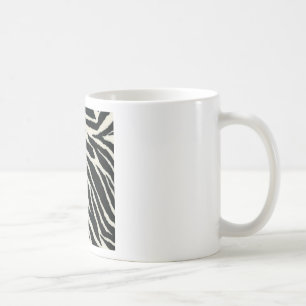 RAB Rockabilly Zebra Print Black & White Tasse