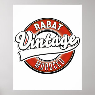 Rabat-Morocco-Vintages Logo Poster