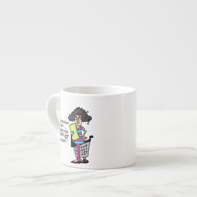 Rabatt für Senioren Espressotasse (Vorderseite Links)
