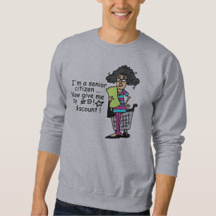 Rabatt für Senioren Sweatshirt
