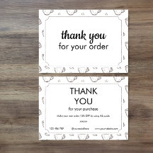 Rabatt- und Dankeskarten für kleine Coffeeshops