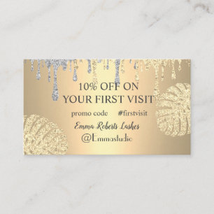 Rabatt Verkauf Angebot Promo Code Erster Besuch Visitenkarte