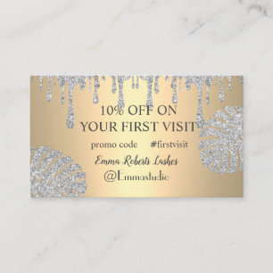 Rabatt Verkauf Angebot Promo Code Erster Besuch Visitenkarte