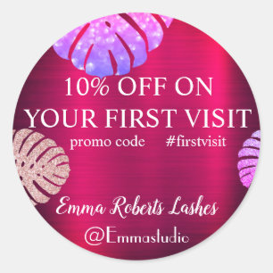 Rabattangebot Klassischer Round-Sticker Runder Aufkleber