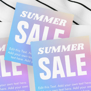 Rabattkarte für Regenbogenfarben Begleitkarte