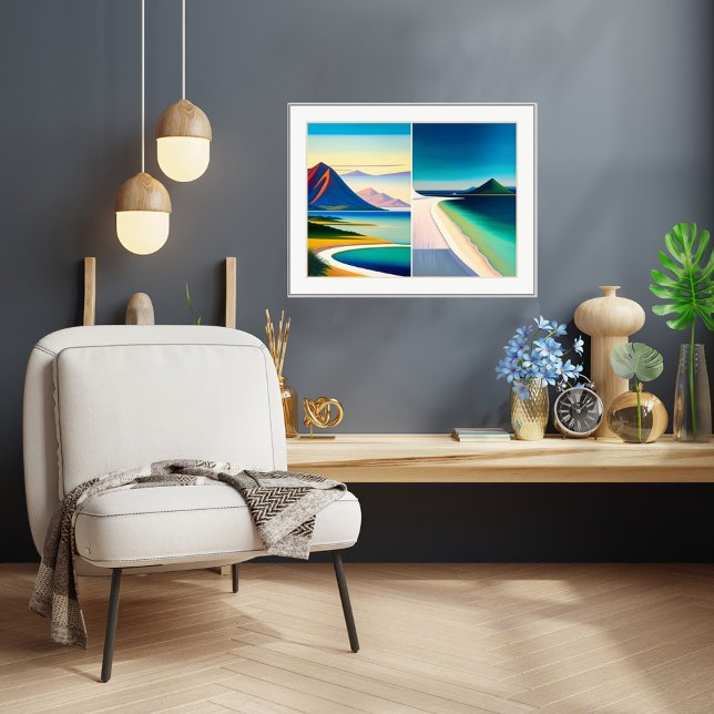 Rabaul Diptych - Leinwand Art Print Poster (Von Creator hochgeladen)