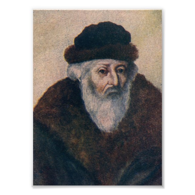 Rabbi Akiva Eiger Fotodruck (Vorne)