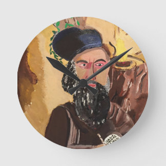 Rabbi Shimon Bar Yochai Kabbalah Runde Wanduhr