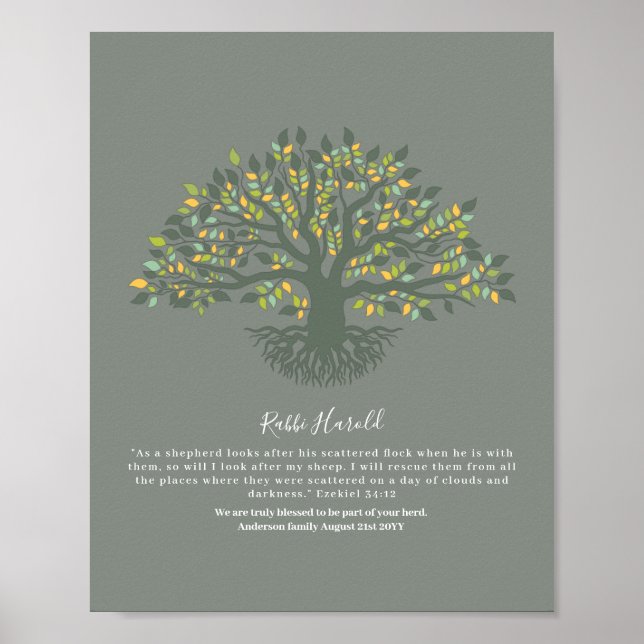 RABBI Vielen Dank, Ezekiel 34 Wall ART BUDGET Poster (Vorne)