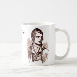 Rabbie Burns, wie eine Tasse der Roten Rote Rose