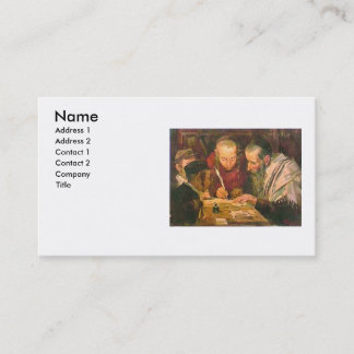 Rabbiner oder Rav Visitenkarte