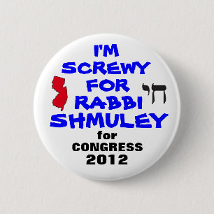 Rabbiner Schmuley Boteach für Kongreß Button
