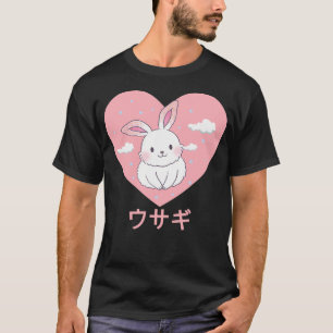 Rabbit 90S Japan Kawaii Lustig Japanische Ästhetik T-Shirt
