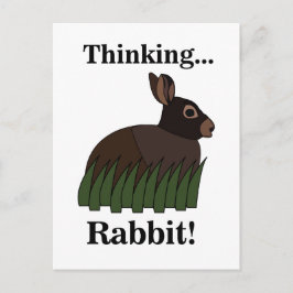 Rabbit Animal Cute Bunny Postkarte