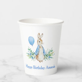 Rabbit Baby Birthday Pappbecher