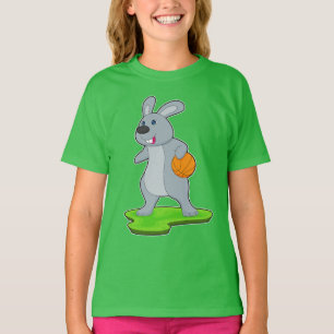 Rabbit Basketball-Spieler Basketball T-Shirt