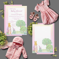 Rabbit Bunny Greenerenery Pink Baby Dusche