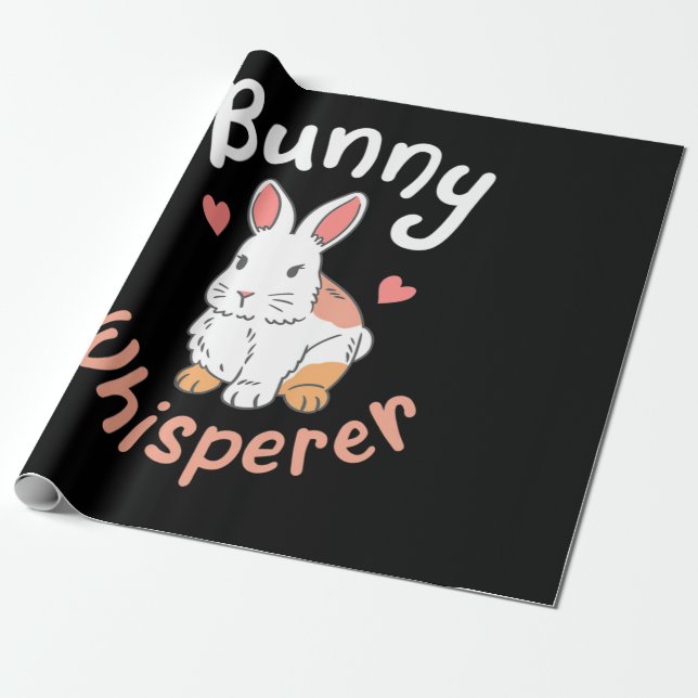 Rabbit Bunny Whisperer Geschenkpapier (Ungerollt)
