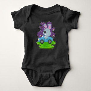 Rabbit Car Baby Strampler