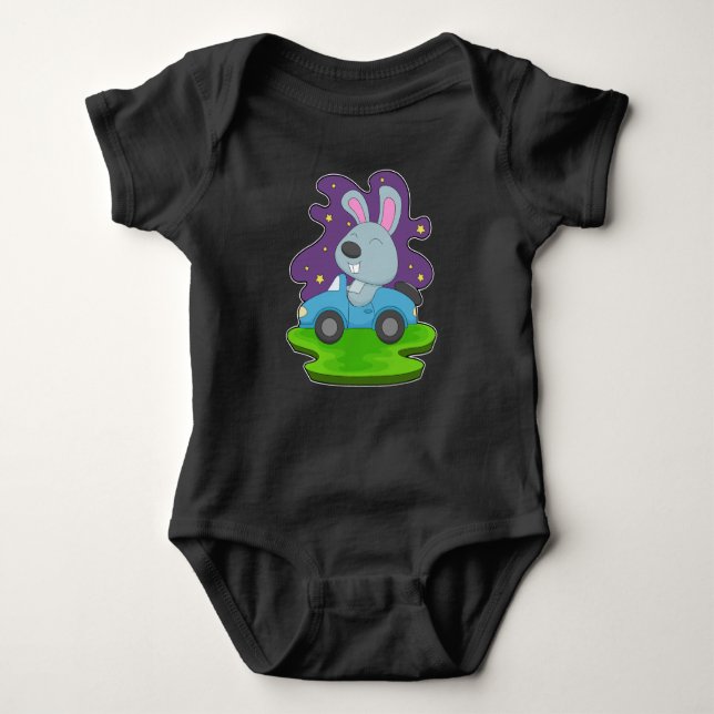 Rabbit Car Baby Strampler (Vorderseite)
